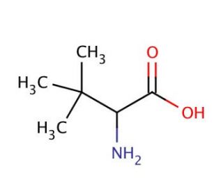 DL-tert-Leucine (CAS 33105-81-6) - chemical structure image