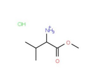 DL-Valine methyl ester hydrochloride (CAS 5619-05-6) - chemical structure image