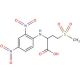 DNP-DL-methionine sulfone (CAS 16068-18-1) - chemical structure image