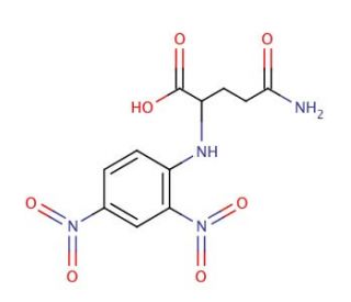 DNP-L-glutamine (CAS 1602-41-1) - chemical structure image