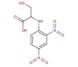 DNP-L-serine (CAS 1655-64-7) - chemical structure image