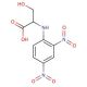 DNP-L-serine (CAS 1655-64-7) - chemical structure image