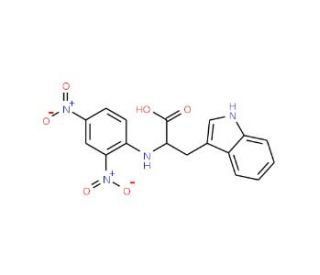DNP-L-tryptophan (CAS 1655-51-2) - chemical structure image