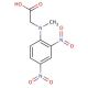 DNP-sarcosine (CAS 3129-54-2) - chemical structure image