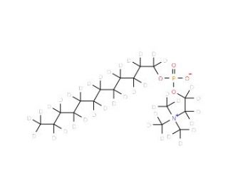 Dodecylphosphorylcholine-d<sub>38</sub> (CAS 130890-78-7) - chemical structure image