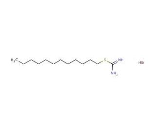 (Dodecylsulfanyl)methanimidamide hydrobromide - chemical structure image