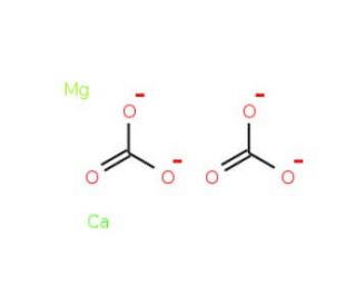 Dolomite, naturally occurring mineral, grains, approximately 0.06-0.19in (CAS 12001-27-3) - chemical structure image