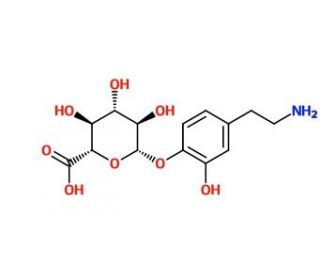 Dopamine 4-&beta;-D-Glucuronide (CAS 38632-24-5) - chemical structure image