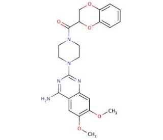 Doxazosin (CAS 74191-85-8) - chemical structure image