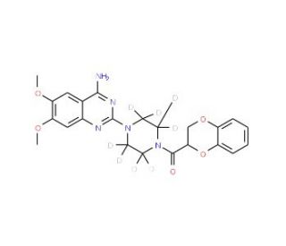 Doxazosin-d8 Hydrochloride (CAS 1219803-95-8) - chemical structure image