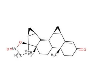 Drospirenone-13C3 - chemical structure image