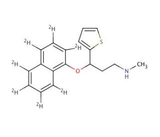 Duloxetine-naphthyl-d7 - chemical structure image