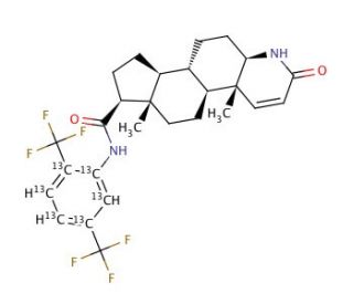 Dutasteride-13C6 - chemical structure image