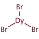 Dysprosium(III) bromide (CAS 14456-48-5) - chemical structure image