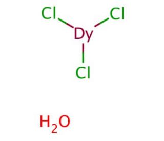 Dysprosium(III) chloride hexahydrate (CAS 15059-52-6) - chemical structure image
