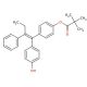 (E)-1-(4-Hydroxyphenyl)-1-[4-(trimethylacetoxy)phenyl]-2-phenylbut-1-ene (CAS 177748-17-3) - chemical structure image