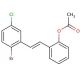 (E)-2-Acetoxy-2′-bromo-5′-chlorostilbene - chemical structure image