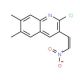 E-2-Chloro-6,7-dimethyl-3-(2-nitro)vinylquinoline (CAS 1031929-40-4) - chemical structure image