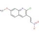 E-2-Chloro-7-methoxy3-(2-nitro)vinylquinoline (CAS 182050-29-9) - chemical structure image