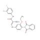 (E)-3-[3-Ethoxy-4-(phthalimidyl)anilino]-N-(3-chloro-4-fluorophenyl)-2-cyano-2-propenamide - chemical structure image