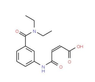 (E)-4-{3-[(Diethylamino)carbonyl]anilino}-4-oxo-2-butenoic acid - chemical structure image