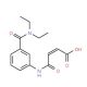 (E)-4-{3-[(Diethylamino)carbonyl]anilino}-4-oxo-2-butenoic acid - chemical structure image