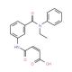 (E)-4-{3-[(Ethylanilino)carbonyl]anilino}-4-oxo-2-butenoic acid - chemical structure image