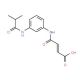 (E)-4-[3-(Isobutyrylamino)anilino]-4-oxo-2-butenoic acid - chemical structure image