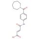 (E)-4-[4-(1-Azepanylcarbonyl)anilino]-4-oxo-2-butenoic acid - chemical structure image