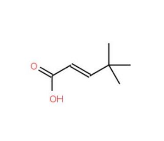 (E)-4,4-Dimethyl-2-pentenoic acid (CAS 6945-35-3) - chemical structure image
