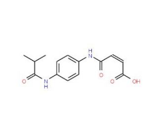(E)-4-[4-(Isobutyrylamino)anilino]-4-oxo-2-butenoic acid - chemical structure image