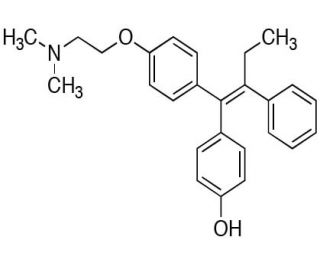 (E)-4-Hydroxytamoxifen (CAS 174592-47-3) - chemical structure image