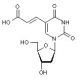 E-5-(2-Carboxyvinyl)-2′-deoxyuridine (CAS 74131-06-9) - chemical structure image