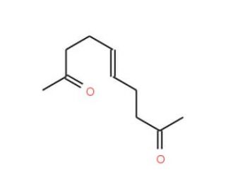 E-Dec-5-ene-2,9-dione (CAS 71972-34-4) - chemical structure image