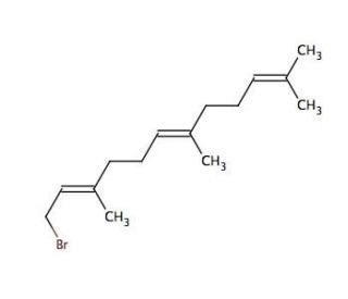 (E,E)-Farnesyl Bromide (CAS 28290-41-7) - chemical structure image
