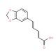 (E,E)-Piperic Acid (CAS 136-72-1) - chemical structure image