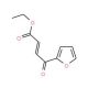 (E)-ethyl 4-(furan-2-yl)-4-oxobut-2-enoate (CAS 117937-14-1) - chemical structure image