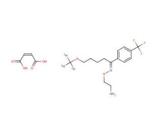 (E)-Fluvoxamine-d3 Maleate (CAS 1185245-56-0) - chemical structure image