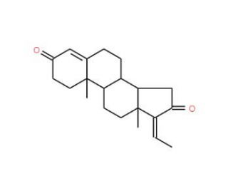 (E)-Guggulsterone (CAS 39025-24-6) - chemical structure image