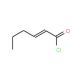 (E)-Hex-2-enoyl chloride - chemical structure image