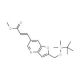 (E)-Methyl 3-(2-((tert-butyldimethylsilyloxy)-methyl)furo[3,2-b]pyridin-6-yl)acrylate (CAS 1189171-55-8) - chemical structure