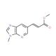 (E)-Methyl 3-(3-methyl-3H-imidazo[4,5-b]pyridin-6-yl)acrylate - chemical structure image