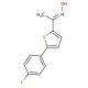 (E)-N-{1-[5-(4-fluorophenyl)thiophen-2-yl]ethylidene}hydroxylamine - chemical structure image