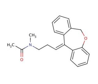 (E)-N-Acetyl-N-desmethyl Doxepin - chemical structure image