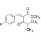 (E/Z)-4-Carboxymethyl-5-(4-fluorophenyl)-2-methyl-pent-4-en-3-one 的分子结构, CAS编号: 122549-26-2 (E/Z)-4-Carboxymethyl-5-(4-fluorophenyl)-2-methyl-pent-4-en-3-one (CAS 122549-26-2) - chemical structure image