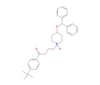 Ebastine N-Oxide (CAS 1256285-71-8) - chemical structure image