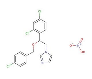 Econazole nitrate (CAS 68797-31-9) - chemical structure image
