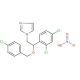 Econazole nitrate salt (CAS 24169-02-6) - chemical structure image