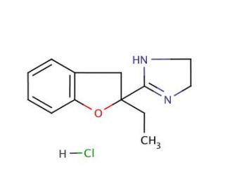 Efaroxan hydrochloride (CAS 89197-00-2) - chemical structure image