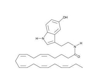 Eicosapentaenoyl Serotonin (CAS 199875-71-3) - chemical structure image